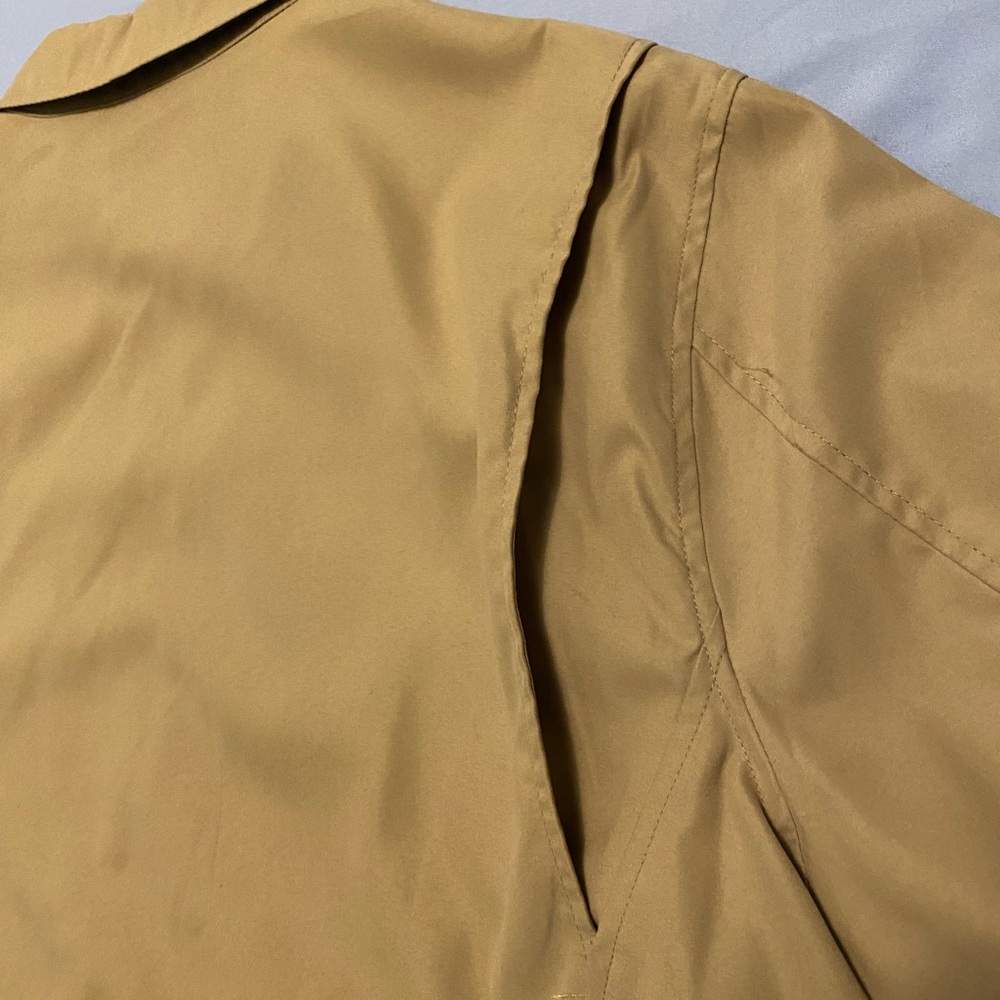 Polo Ralph Lauren Men’s Bi-Swing Jacket Windbreaker Khaki Tan Brown Large - Picture 13 of 14